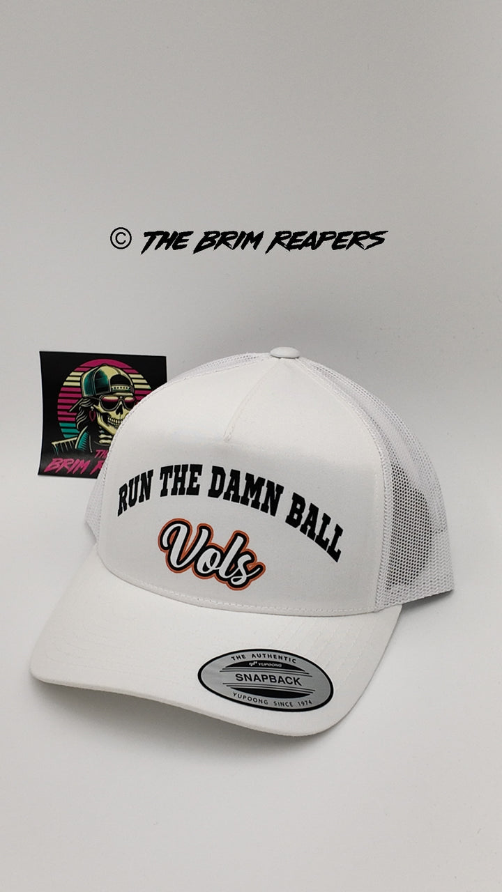 Run The Dang Ball College Football Hat | Vols Gamecocks Crimson Tide Tigers Bulldogs SEC