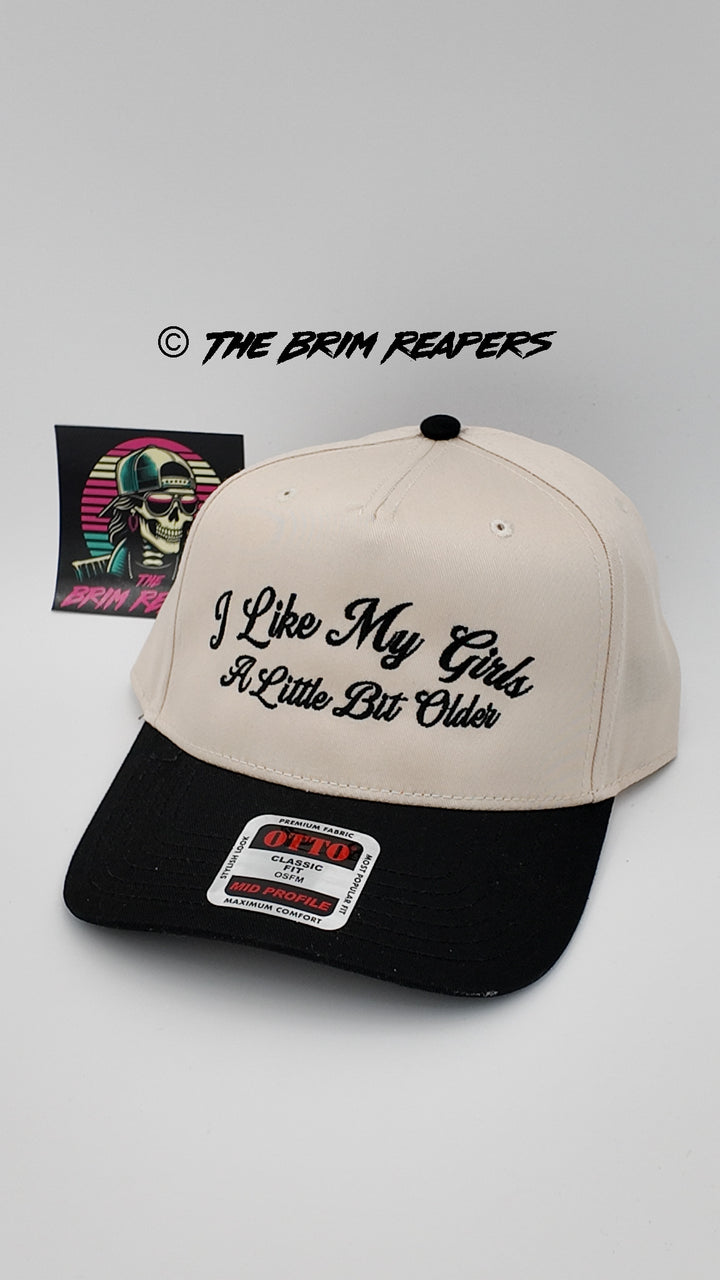 I Like My Girls A Little Bit Older Hat | Music Funny Men's Accessories