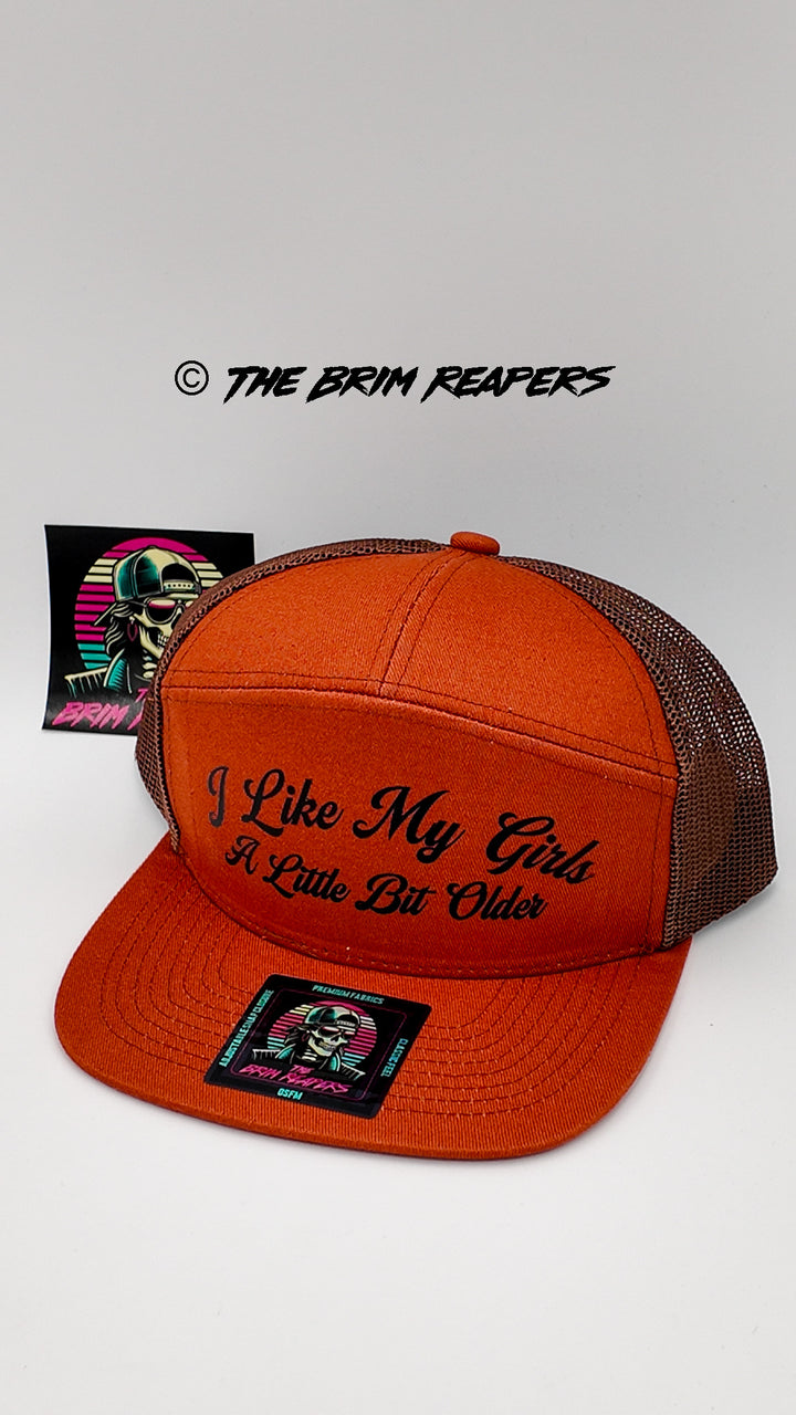 I Like My Girls A Little Bit Older Hat | Music Funny Men's Accessories