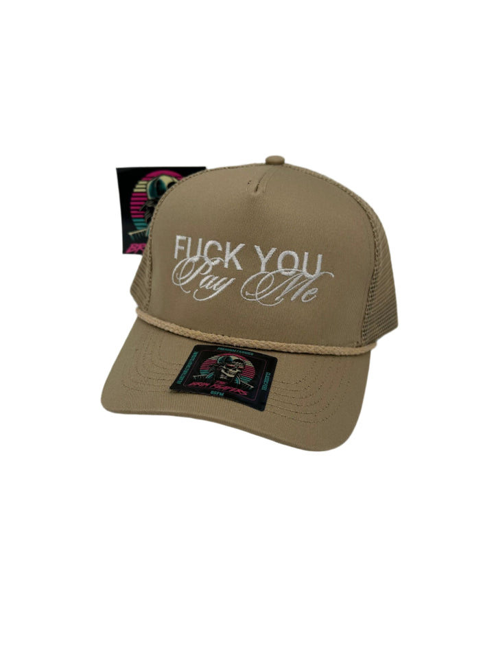 F You Pay Me Hat | Movie Funny Comedy Accessories Hats Flatbill Men Trucker Women